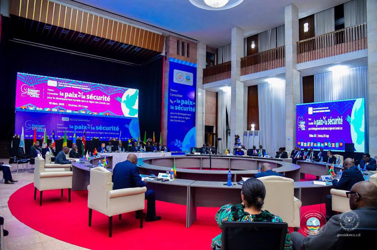 You are currently viewing Kinshasa : la CIRGL soutient les processus de paix en RDC et exige le retrait immédiat des troupes du pays agresseur conformément à la résolution 2773 de l’ONU