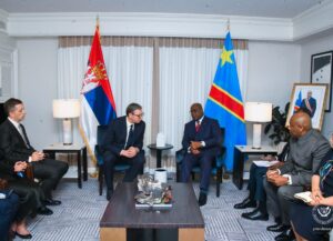 Lire la suite à propos de l’article Kinshasa : l&rsquo;enterinement de l’accord RDC-Rwanda : un témoignage de l’engagement pour la paix du Président Félix Tshisekedi, selon Patrick Muyaya