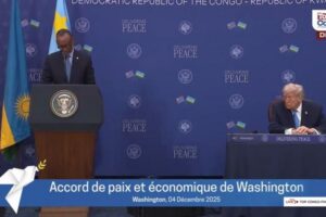 Lire la suite à propos de l’article Washington: le Président Rwandais Paul Kagame assume la responsabilité en cas d’échec de l’accord de paix.