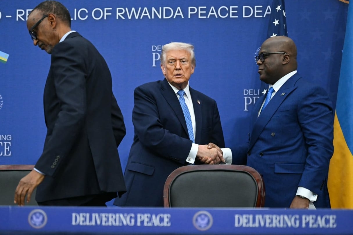 You are currently viewing Washington : le Président américain Donald Trump exige du Président Rwandais Paul Kagame le respect de l’accord de paix signé avec la RDC