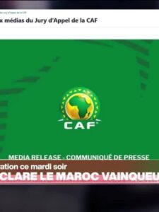 Lire la suite à propos de l’article Kinshasa-Football: la CAF attribue la CAN 2025 au Maroc après le forfait du Sénégal