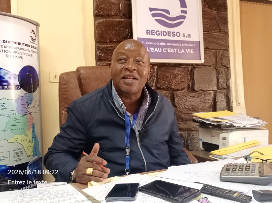 You are currently viewing L’eau, un rempart vital contre Ebola : la REGIDESO Sud-Kivu appelle au paiement des factures dès ce 19 juin